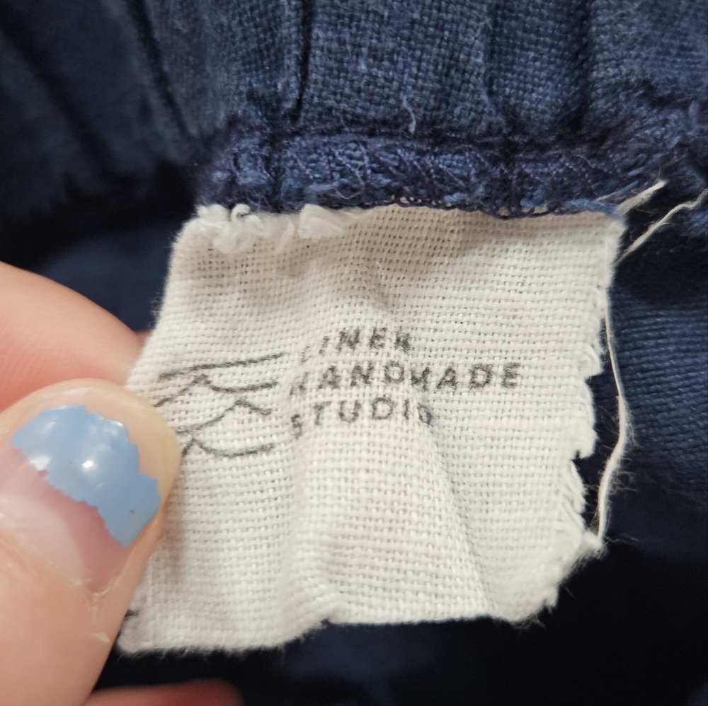 Linen Handmade Studio Pants - Picture 4 of 4